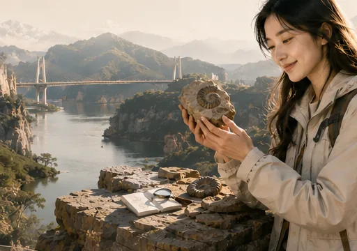 黔江山水与人物画面